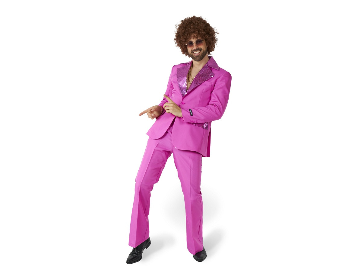 Suit Disco Suit Pink, size  48/50 (M)